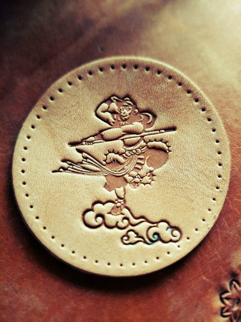 Leatherwork Free Patterns - Monkey King pattern Hand-work unique design