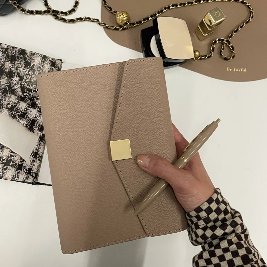 Leather Work Notebook - A5 Pu Leather Binder Notebook Journal