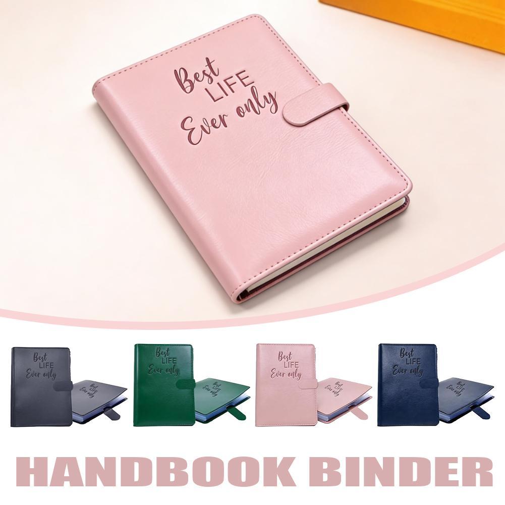 Leather Work Notebook - Passport Cover Holder Book Handbook PU