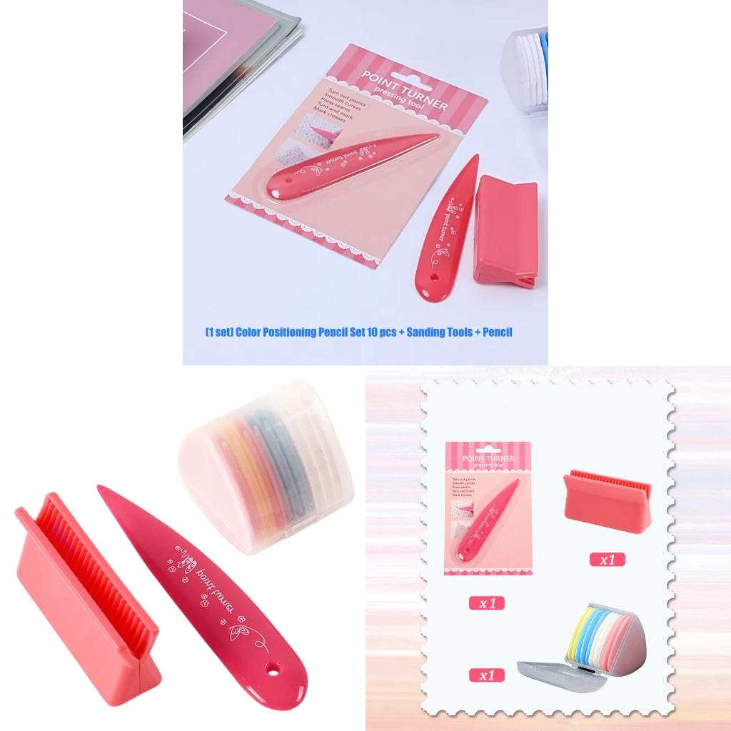 Bone Folder Tool - 10Pcs Colored Tailor's Chalk Set with