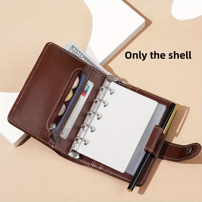 Leather Work Notebook - M5 retro cork cloth notebook shell
