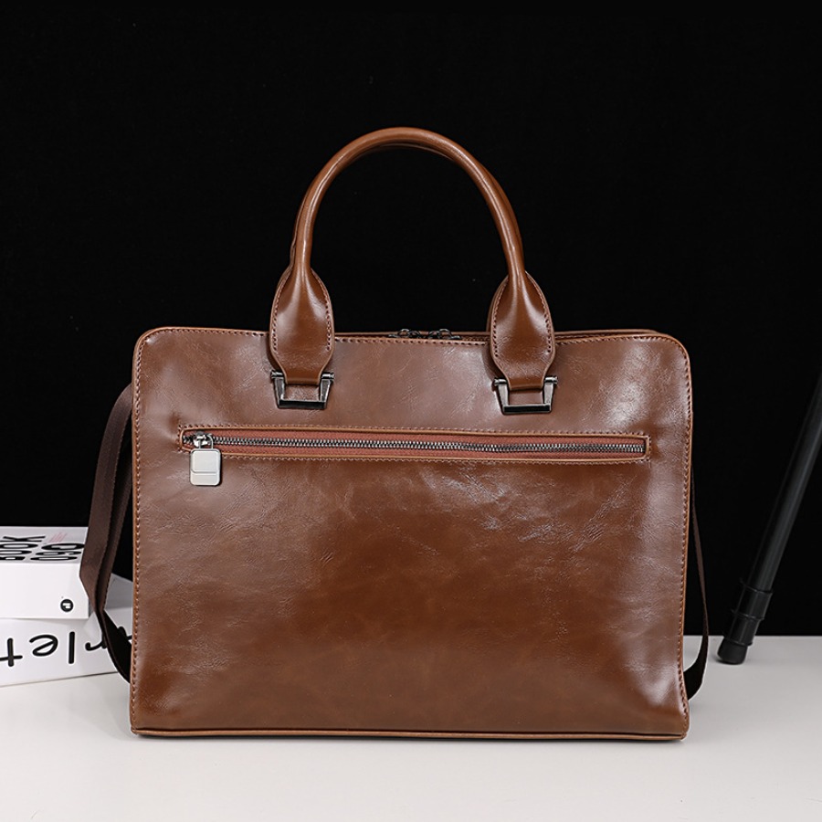 【New Arrival】Vintage Brown Lea - Leather Work Handbag review and price