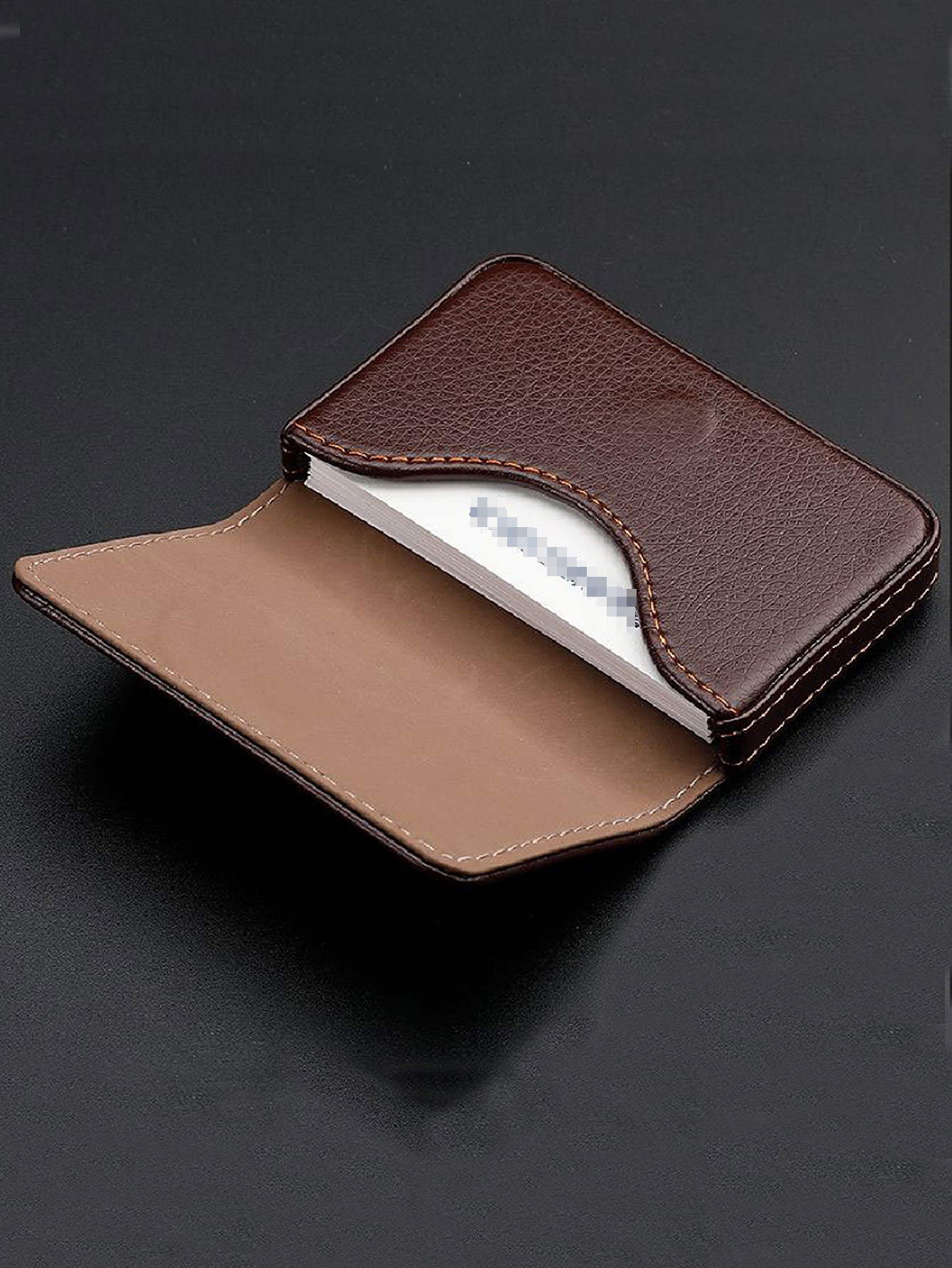 Large Capacity Name Card Case  - Leatherworker Name review and price