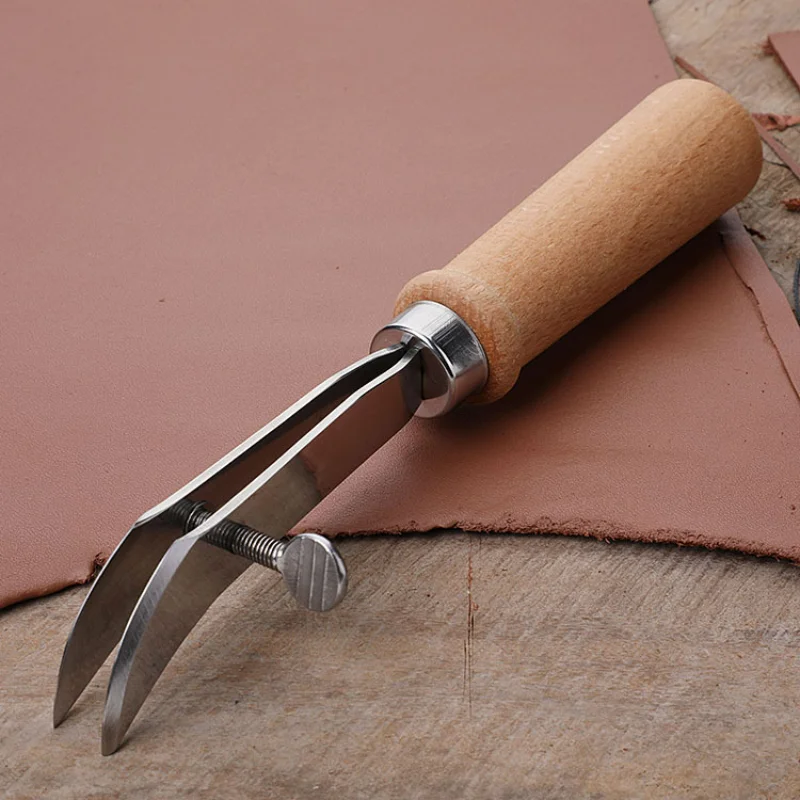2pcs Adjustable Outside Leathe - Leatherwork Edge Creaser review and price