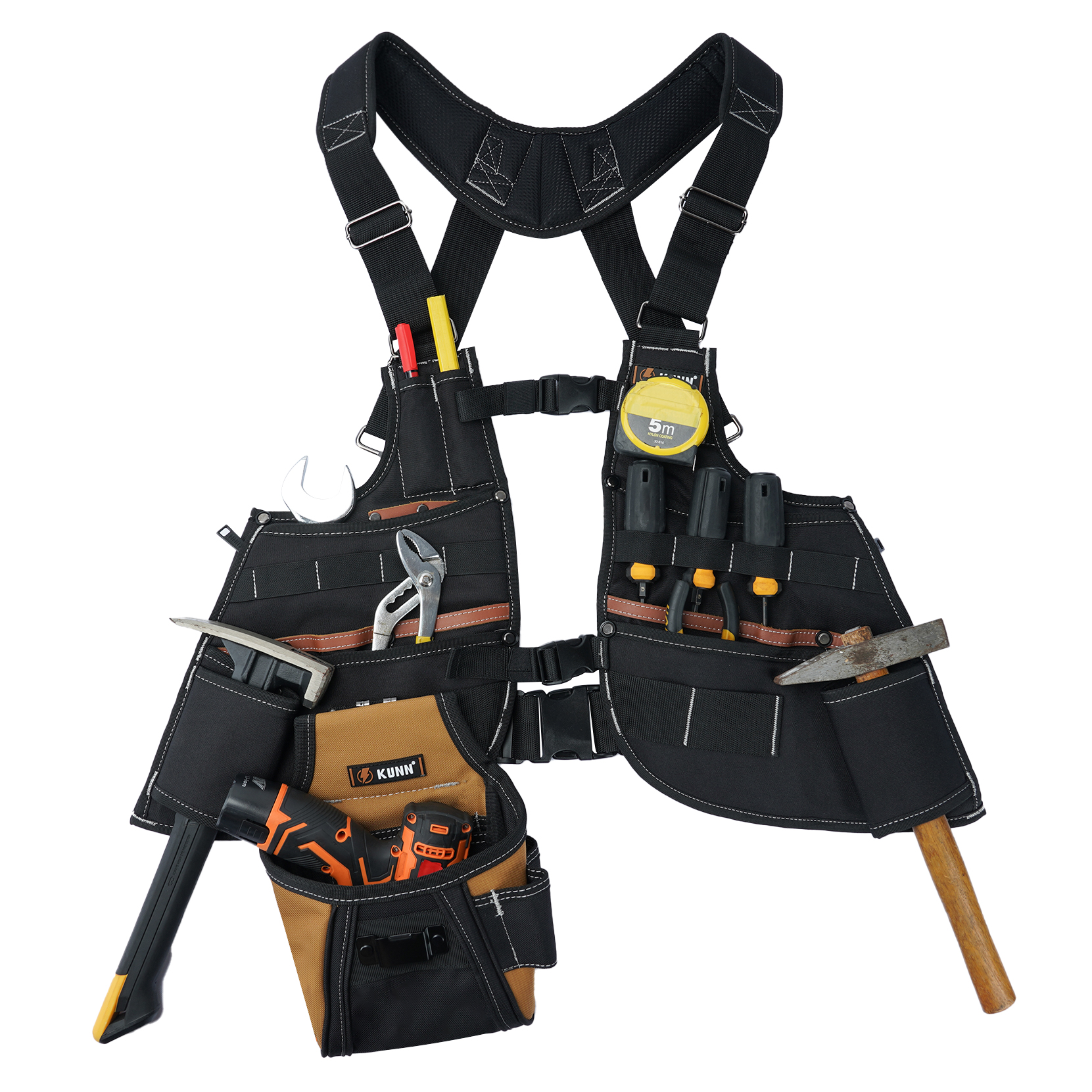 Leather Tool Vest for Men – Ad - Leather Work Vest For Men review and price