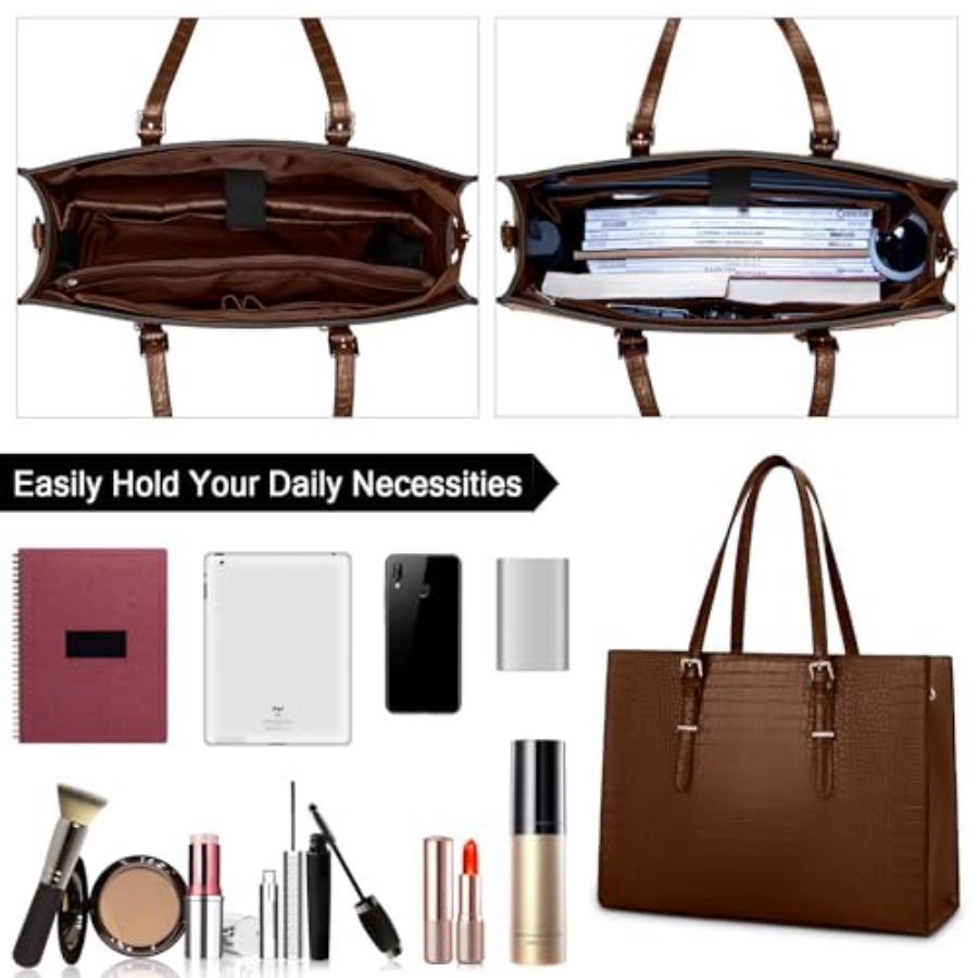 Laptop Bag for Women 15.6 Inch - Leatherwork Bag review and price