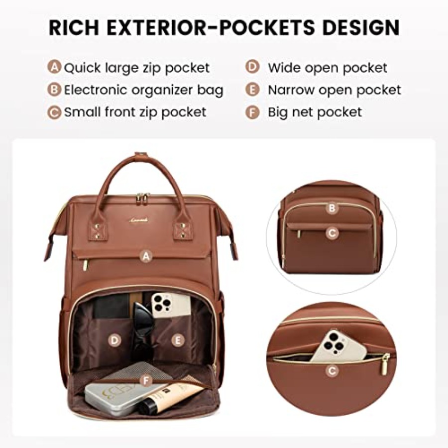 Leather Laptop Backpack for Wo - Leatherwork Bag review and price