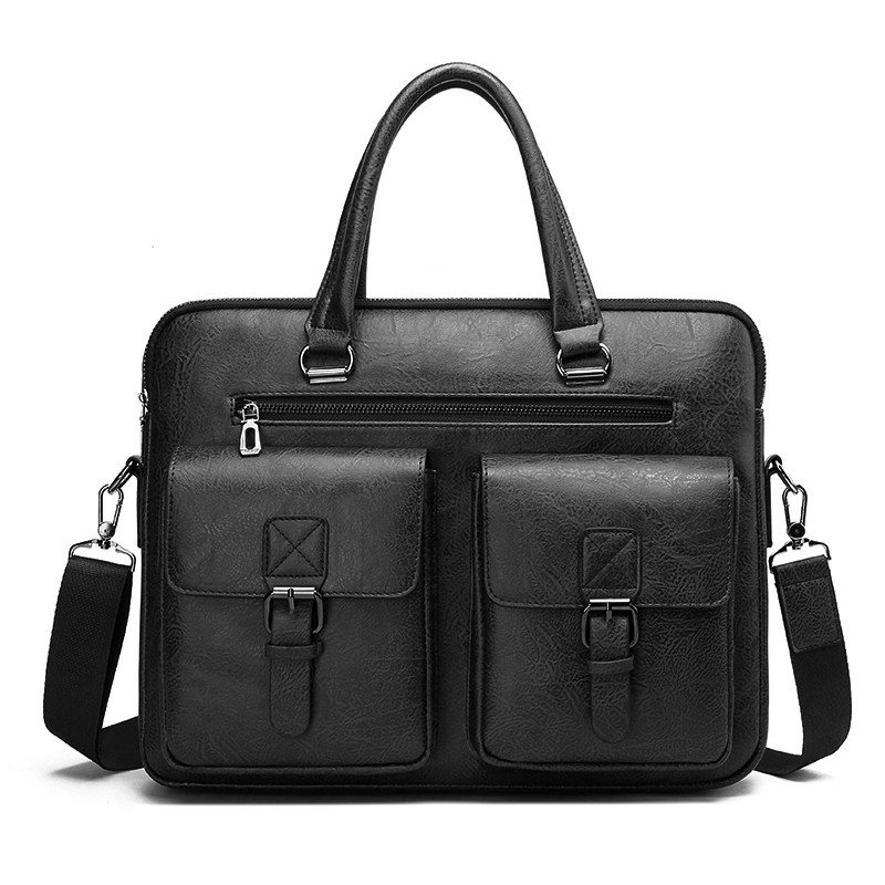 Luxury Brand Man Business Brie - Leather Work Handbag review and price