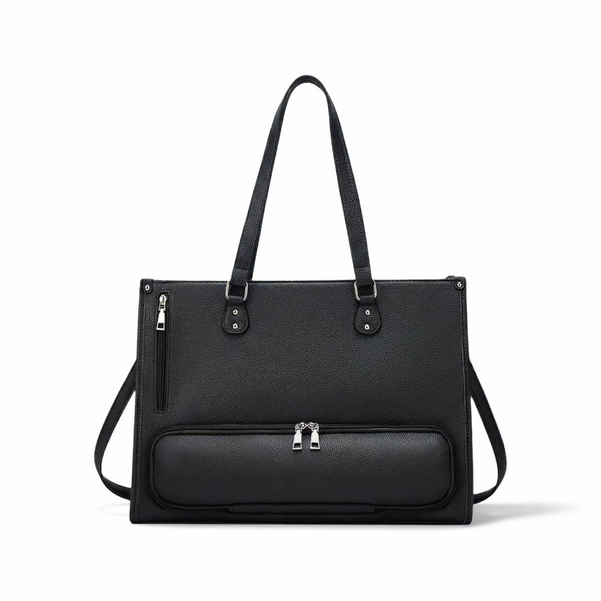 2-In-1 Women's Laptop Tote Bag - Leather Work Handbag review and price