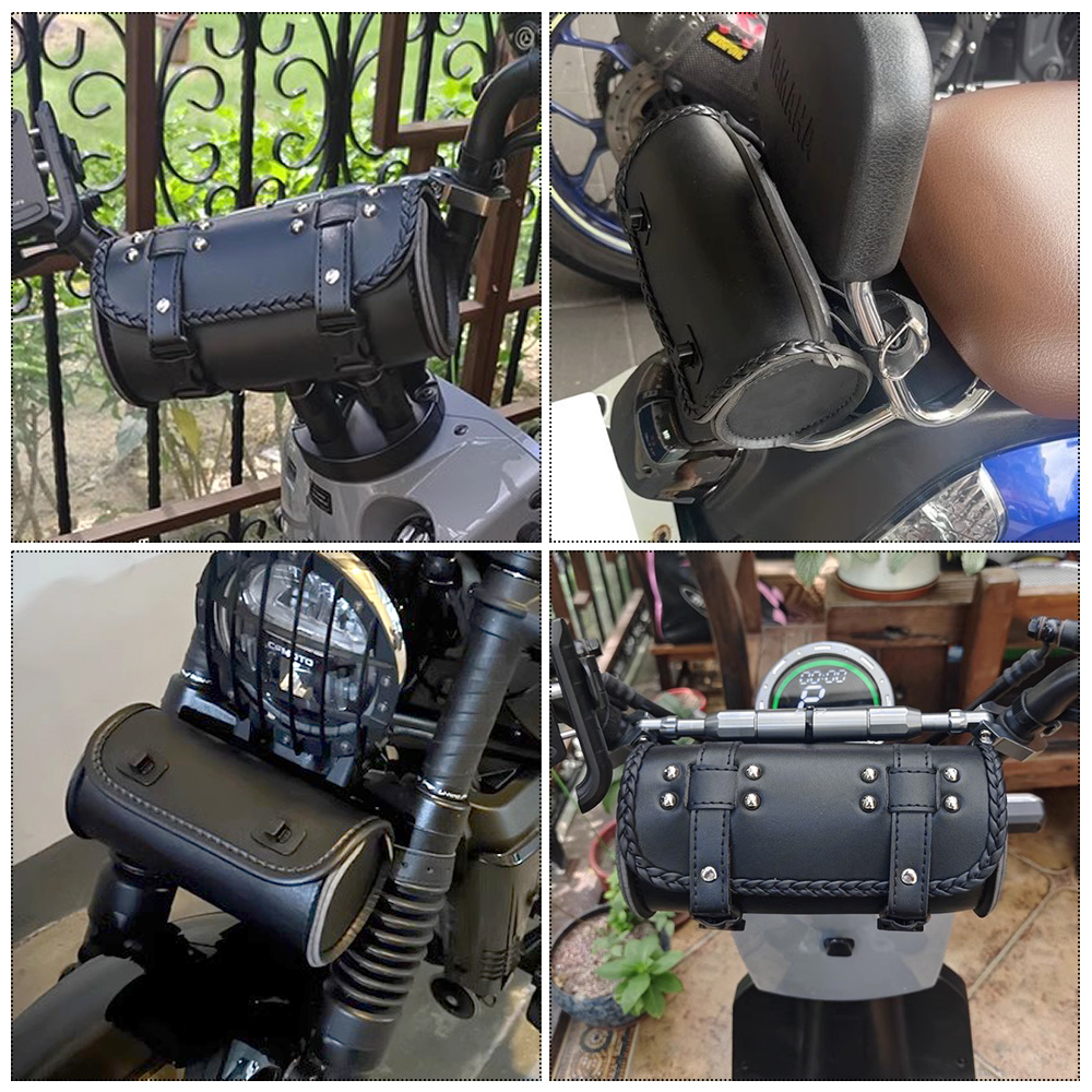 Motorcycle Fork PU Leather Tra - Leatherwork Bag review and price