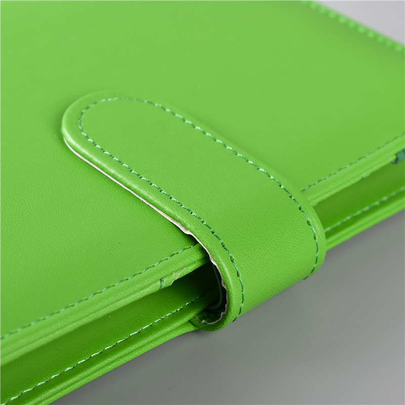 Macaron Color A5 A6 6 Ring Bin - Leather Work Notebook review and price