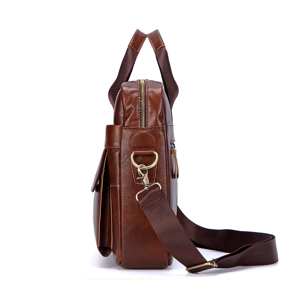 Men Genuine Leather Handbag Fa - Leather Work Handbag review and price