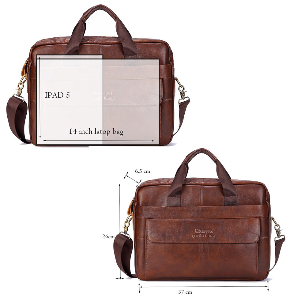 Men Genuine Leather Handbag Fa - Leather Work Handbag review and price