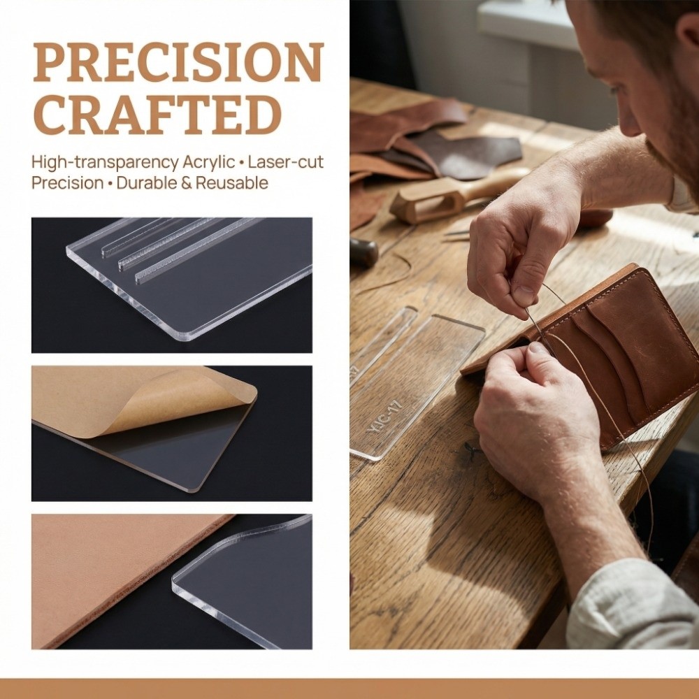 13Pcs YJC-17 Wallet Template A - Leatherwork Free Patterns review and price