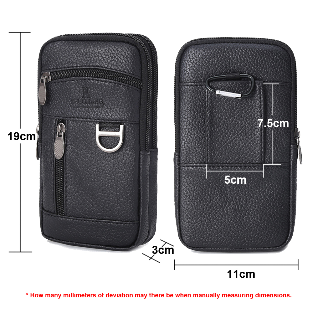Men Waist Bag Mobile Phone Bag - Leatherwork Bag review and price