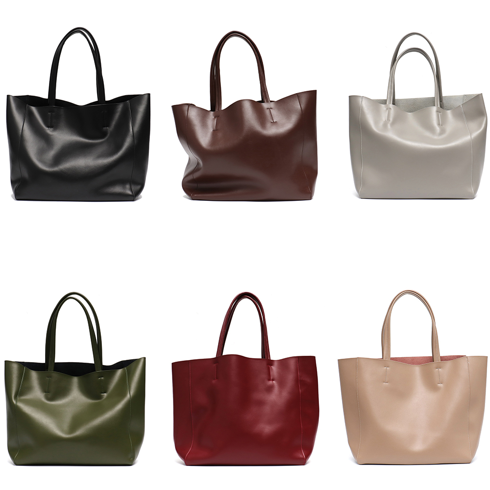 Minimalist Big Tote Bag Women  - Leather Work Handbag review and price