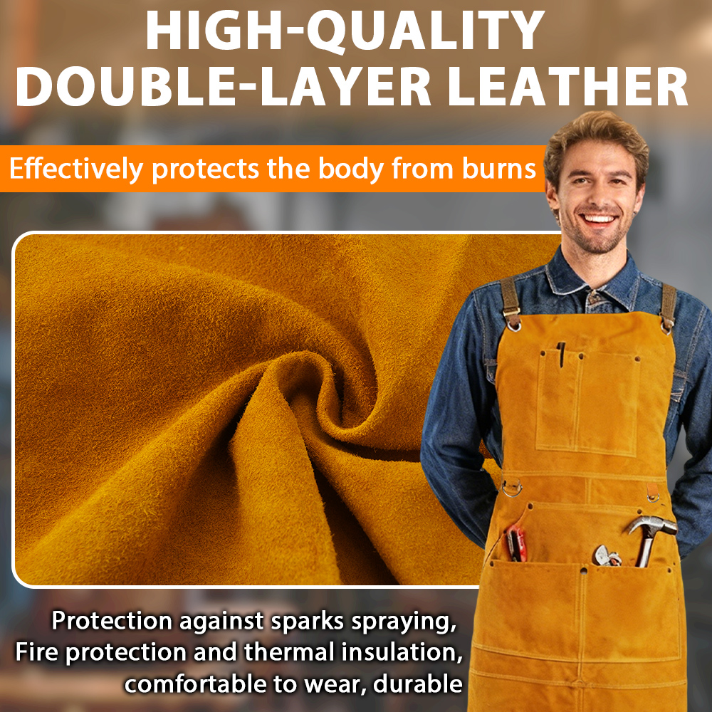 Oxhide Leather Welding Apron C - Leatherwork Apron review and price