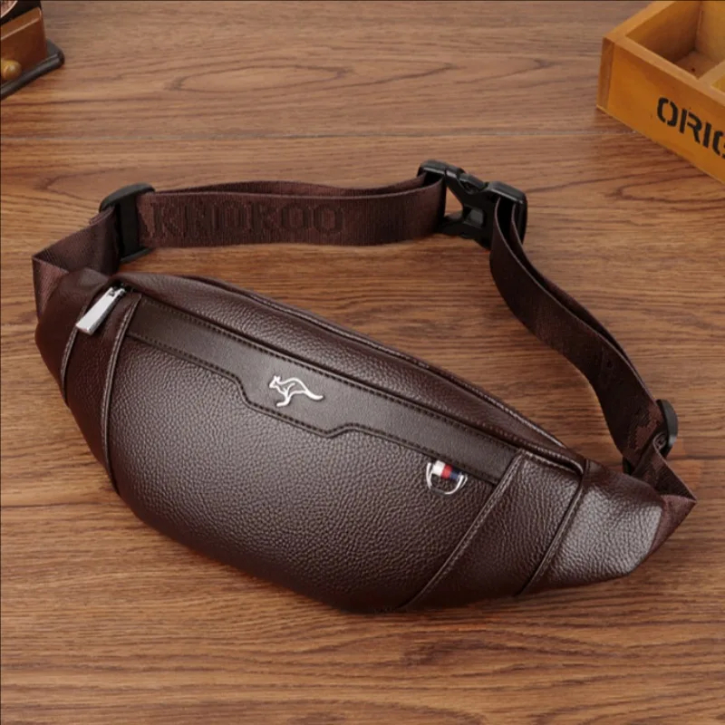 Business Leather Waist Bag Mul - Leatherwork Bag review and price
