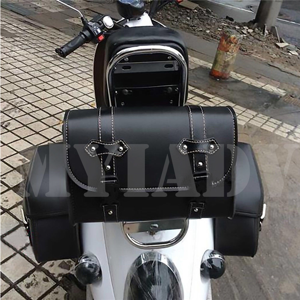 Motorcycle Front Fork Saddleba - Leatherwork Bag review and price