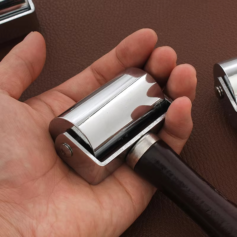 25/60/100mm Wooden Handle Leat - Leatherwork Edge Creaser review and price