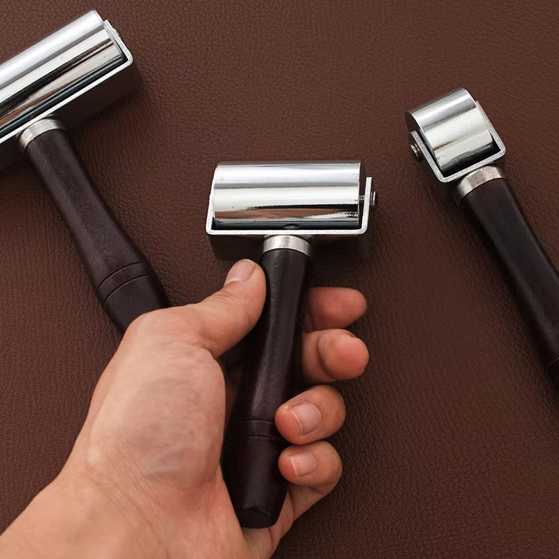 25/60/100mm Wooden Handle Leat - Leatherwork Edge Creaser review and price