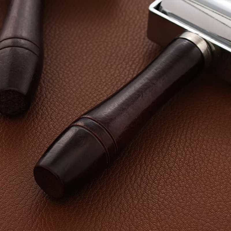 25/60/100mm Wooden Handle Leat - Leatherwork Edge Creaser review and price