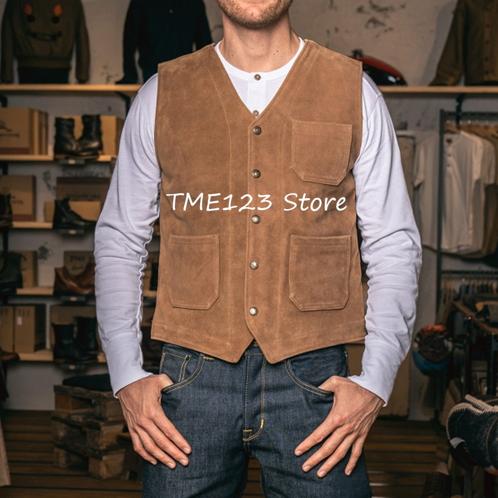 Men's Fashion Suit Vest Single - Leather Work Vest For Men review and price