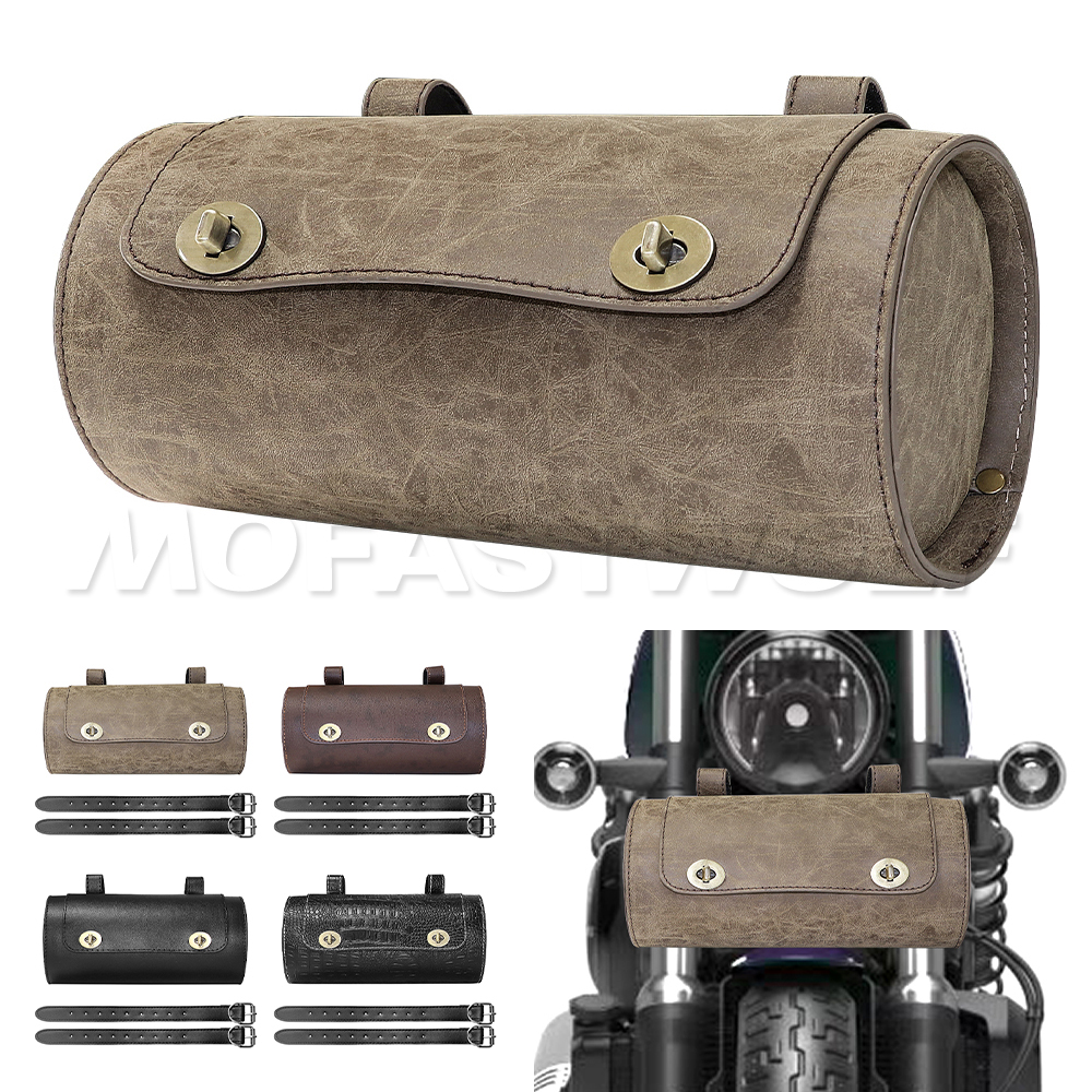Retro Motorcycle Front Fork Ha - Leatherwork Bag review and price