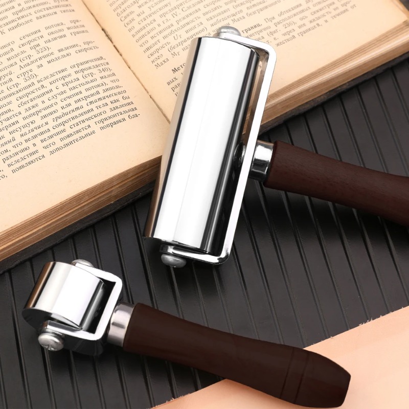Leather Press Edge Roller with - Leatherwork Edge Creaser review and price