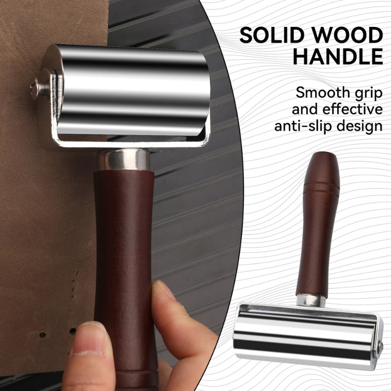 Leather Press Edge Roller with - Leatherwork Edge Creaser review and price