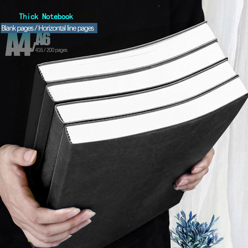 A4 A6 Notebook Thickened Large - Leather Work Notebook review and price