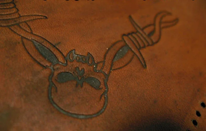 5pcs Thorns and skull pattern  - Leatherwork Free Patterns review and price