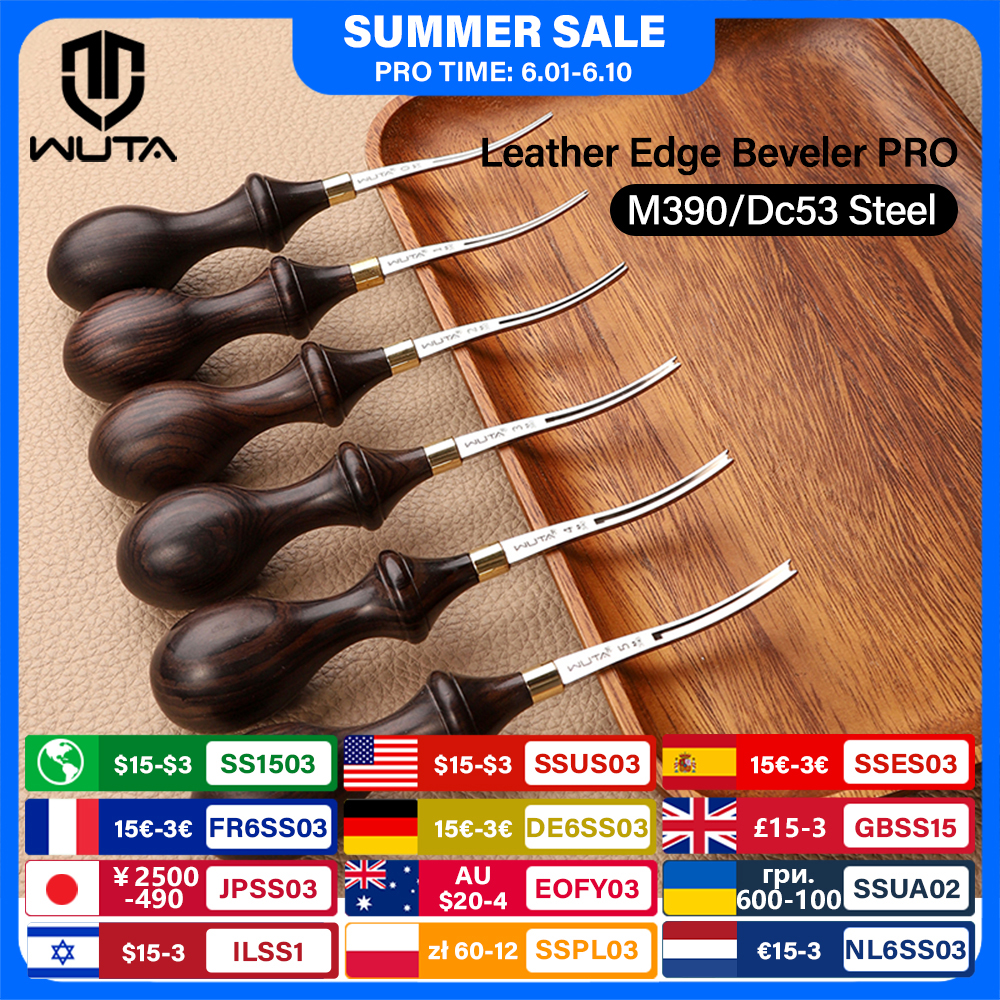 WUTA 1PC Leather Edge Beveler  - Leatherwork Edge Creaser review and price