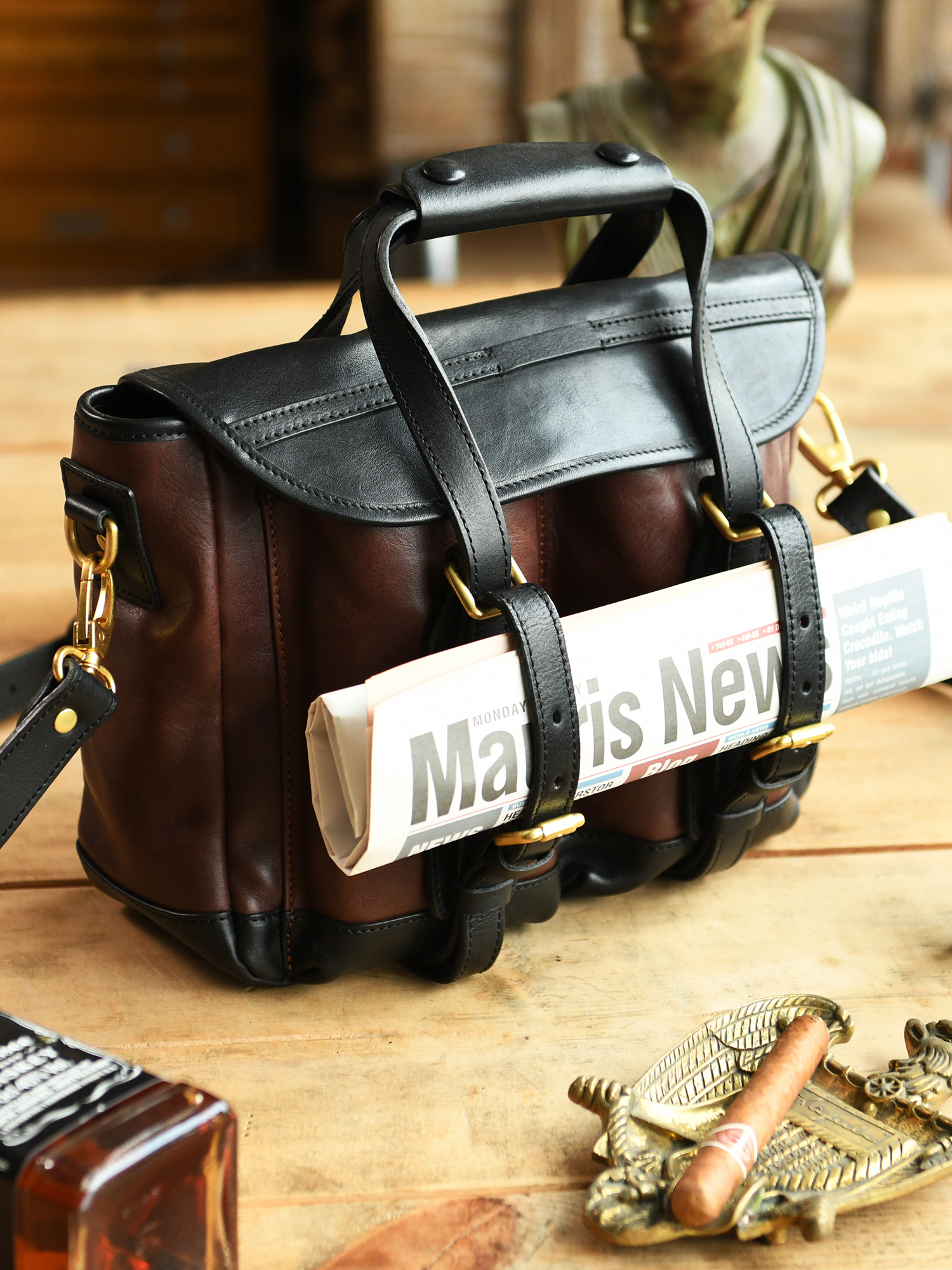 Vintage high quality first lay - Leather Work Handbag review and price