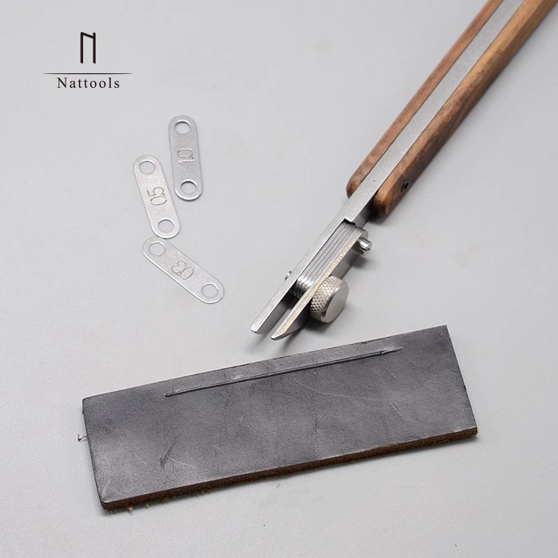 Nattools Adjustable Leather Ed - Leatherwork Edge Creaser review and price