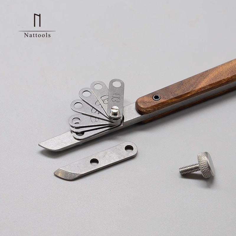 Nattools Adjustable Leather Ed - Leatherwork Edge Creaser review and price