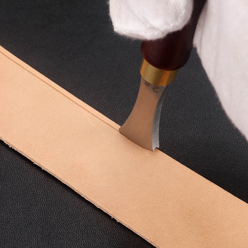 1/2Pcs Leather Shallow Slot Ed - Leatherwork Edge Creaser review and price