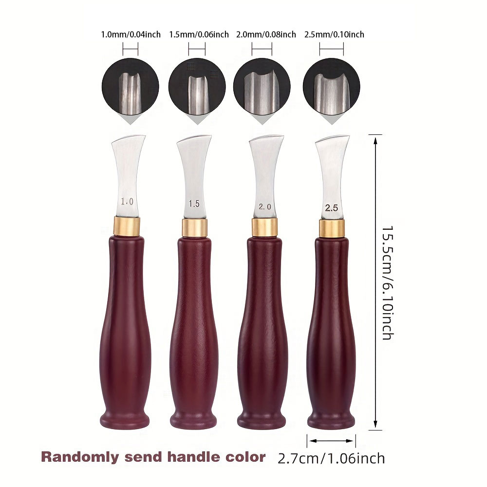 1/2Pcs Leather Shallow Slot Ed - Leatherwork Edge Creaser review and price