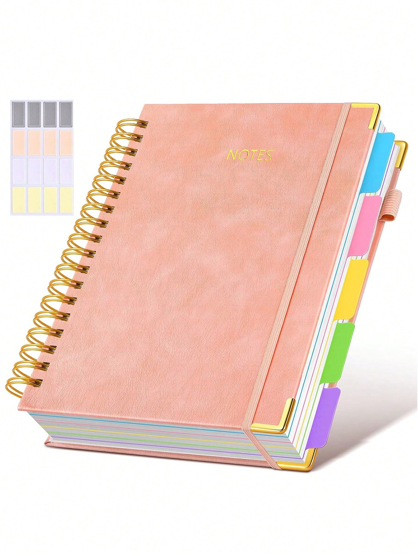 1PC Hardcover Spiral Notebook  - Leather Work Notebook review and price