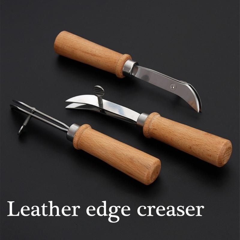 Handle Leather Edging Creaser  - Leatherwork Edge Creaser review and price
