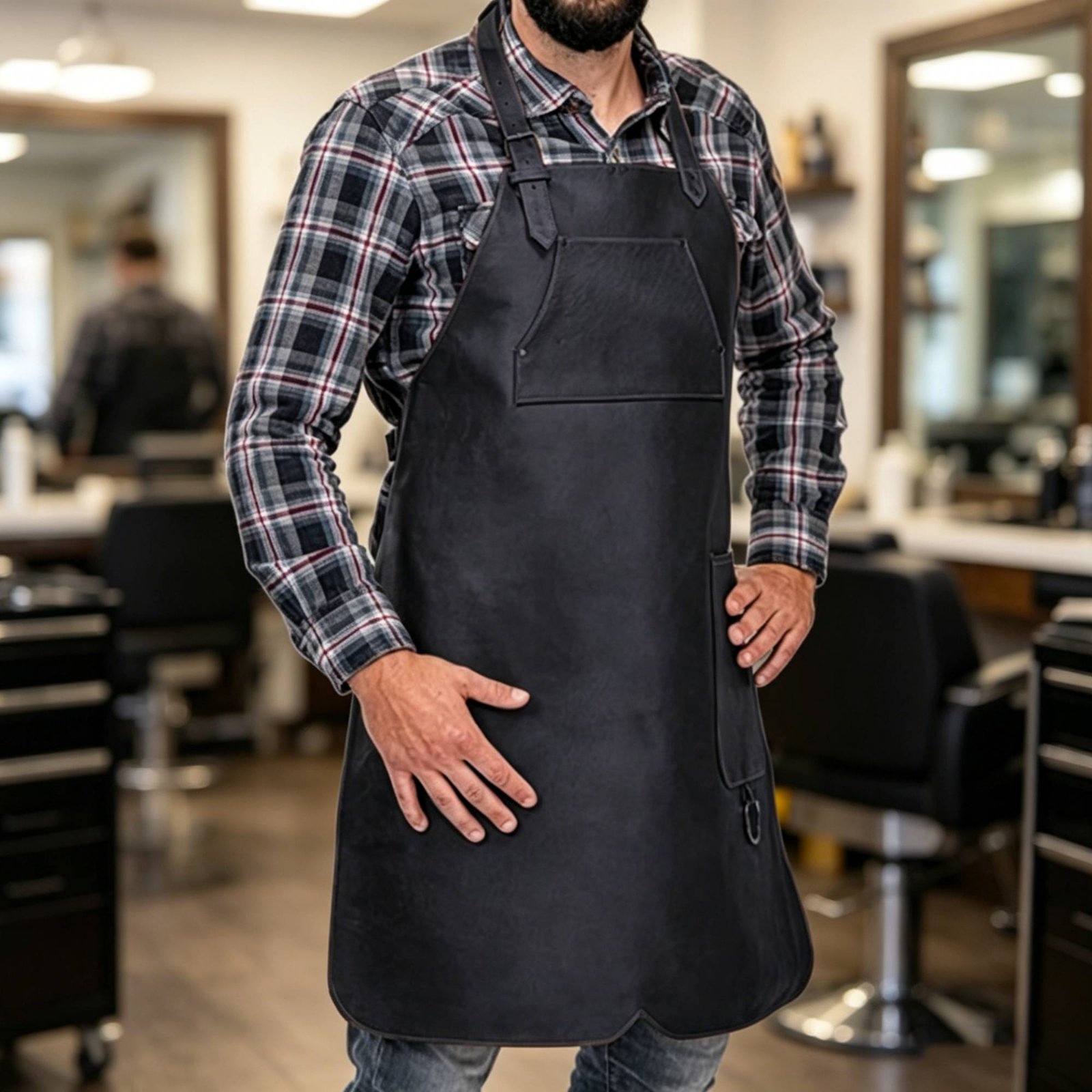 Waterproof Hair Stylist Apron  - Leatherwork Apron review and price