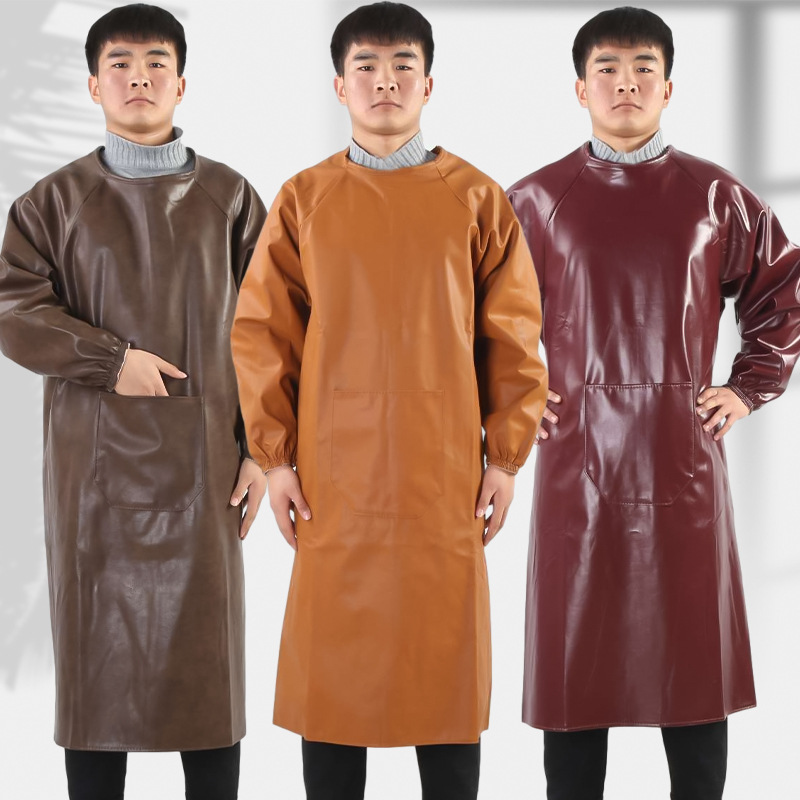 Thickened Wear-Resistant Leath - Leatherwork Apron review and price