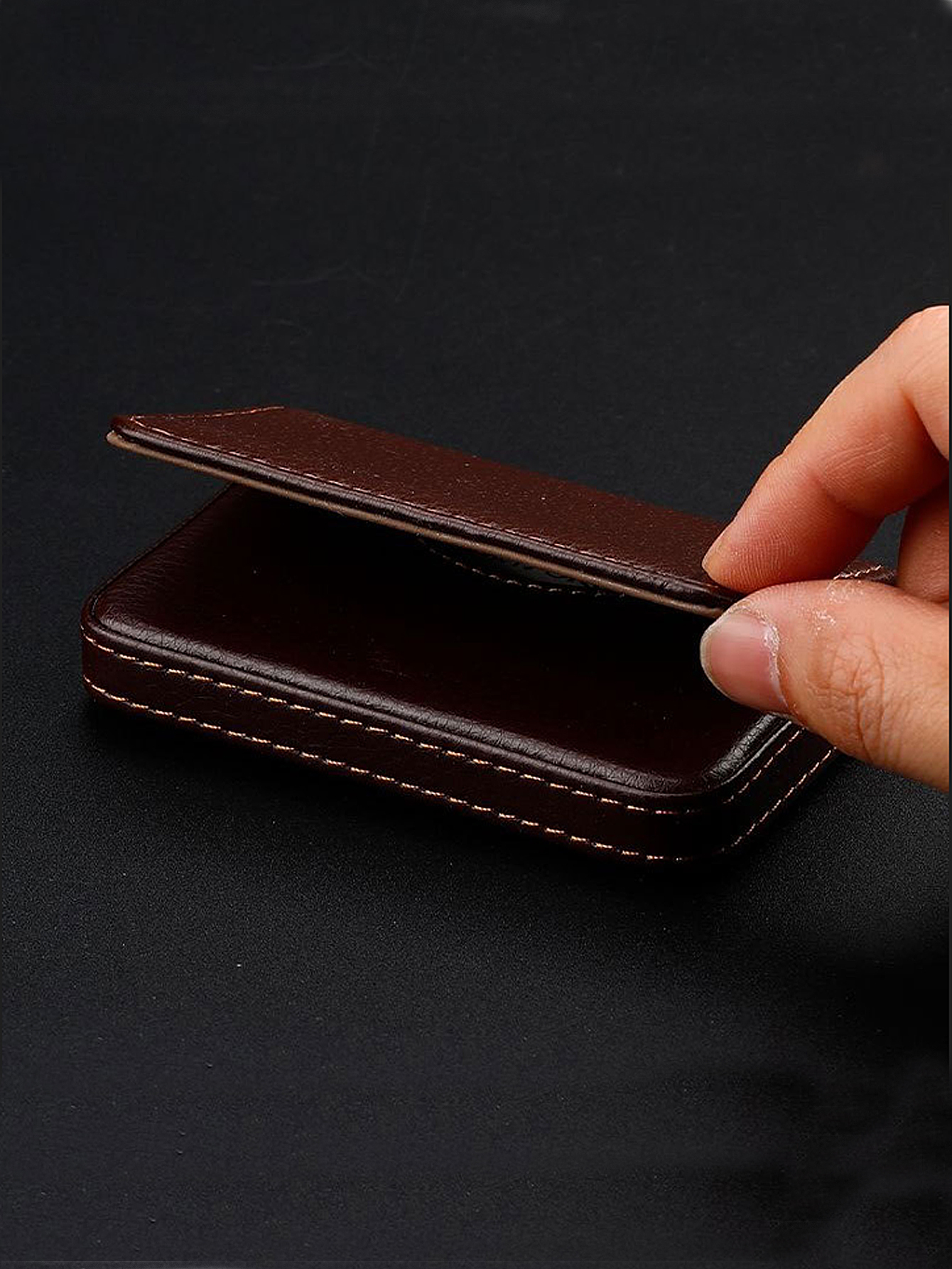 Large Capacity Name Card Case  - Leatherworker Name review and price
