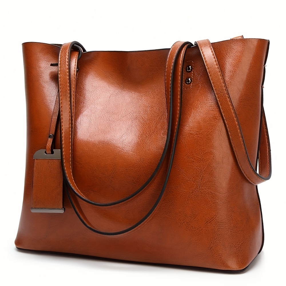 Fashionable Classic Retro Leat - Leather Work Handbag review and price