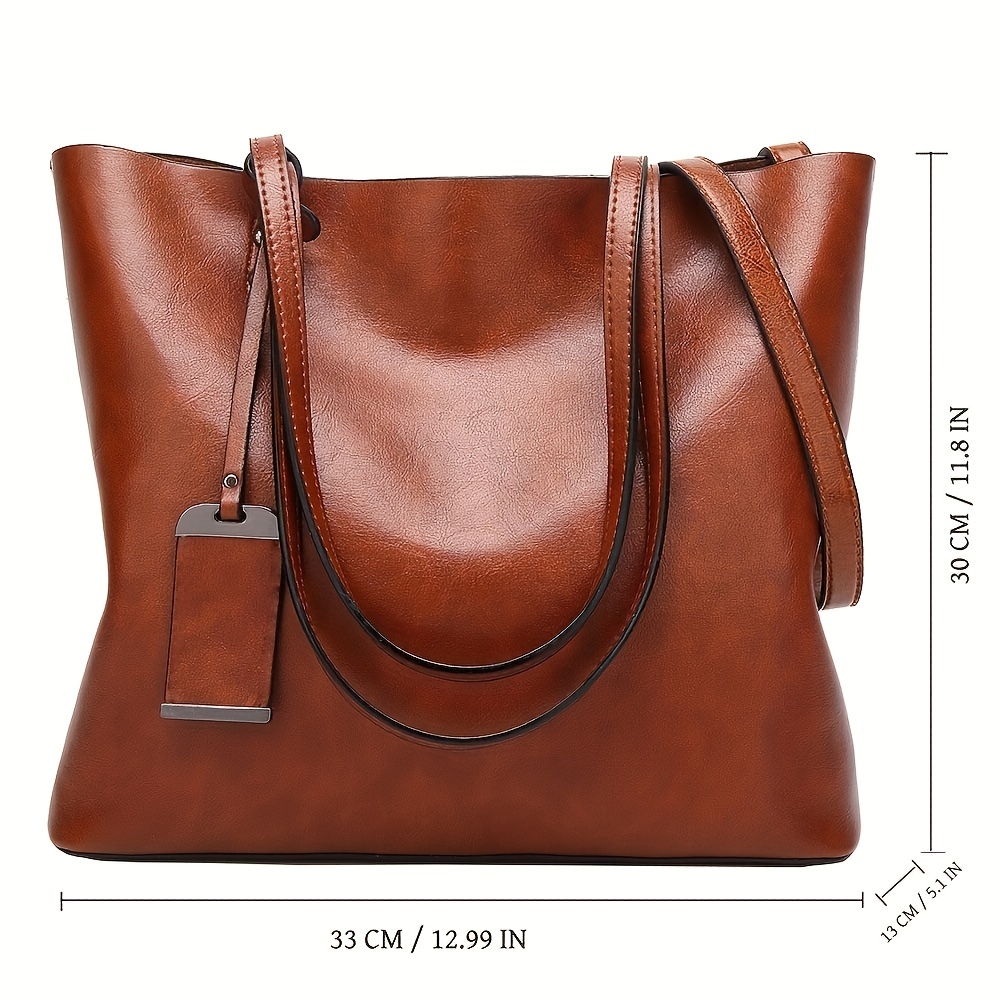 Fashionable Classic Retro Leat - Leather Work Handbag review and price