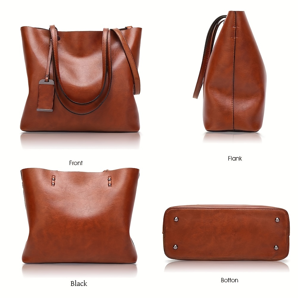 Fashionable Classic Retro Leat - Leather Work Handbag review and price