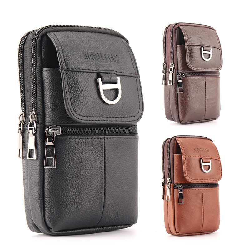 Men's leather waist bag - Larg - Leatherwork Bag review and price